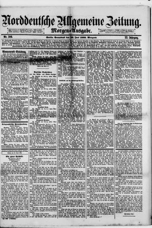 Norddeutsche allgemeine Zeitung vom 23.06.1883