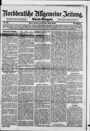 Norddeutsche allgemeine Zeitung vom 26.06.1883