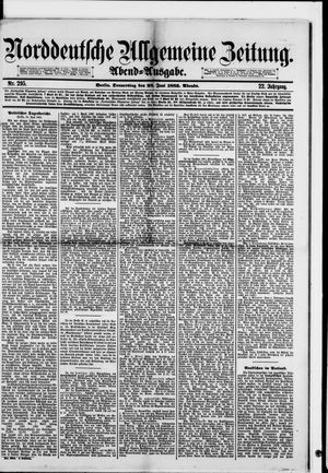 Norddeutsche allgemeine Zeitung vom 28.06.1883