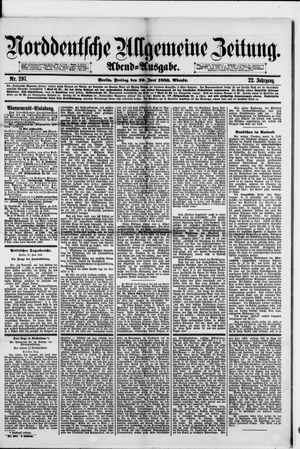 Norddeutsche allgemeine Zeitung vom 29.06.1883
