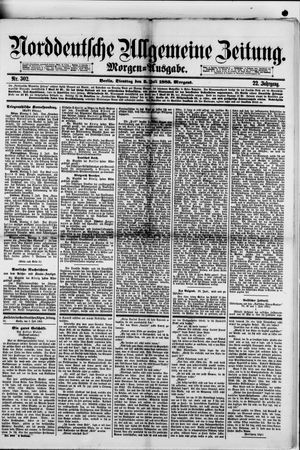 Norddeutsche allgemeine Zeitung on Jul 3, 1883