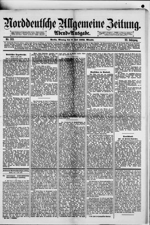 Norddeutsche allgemeine Zeitung vom 09.07.1883