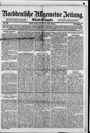 Norddeutsche allgemeine Zeitung vom 13.07.1883