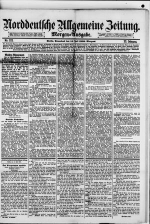 Norddeutsche allgemeine Zeitung vom 14.07.1883