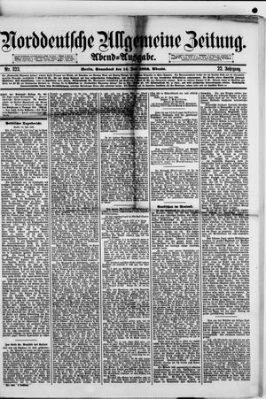 Norddeutsche allgemeine Zeitung vom 14.07.1883