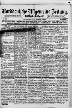 Norddeutsche allgemeine Zeitung vom 17.07.1883
