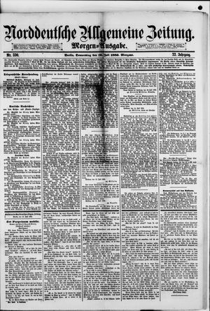 Norddeutsche allgemeine Zeitung on Jul 19, 1883