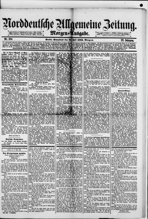 Norddeutsche allgemeine Zeitung on Jul 21, 1883
