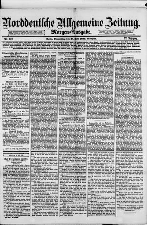Norddeutsche allgemeine Zeitung vom 26.07.1883