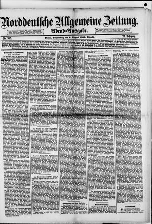Norddeutsche allgemeine Zeitung vom 02.08.1883
