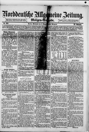 Norddeutsche allgemeine Zeitung vom 08.08.1883