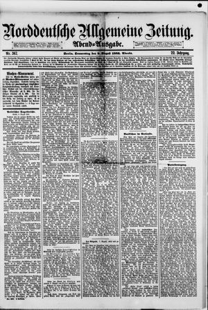 Norddeutsche allgemeine Zeitung vom 09.08.1883