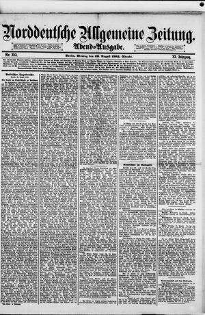 Norddeutsche allgemeine Zeitung vom 20.08.1883