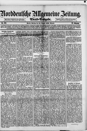 Norddeutsche allgemeine Zeitung vom 24.08.1883