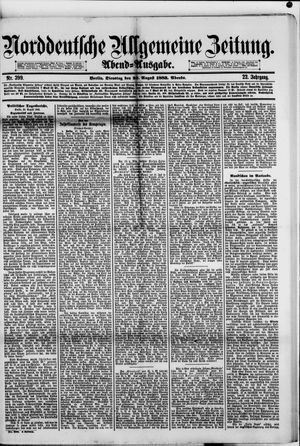 Norddeutsche allgemeine Zeitung vom 28.08.1883