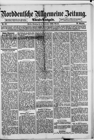 Norddeutsche allgemeine Zeitung vom 04.09.1883