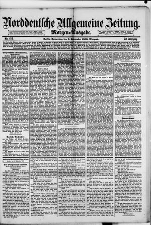 Norddeutsche allgemeine Zeitung vom 06.09.1883