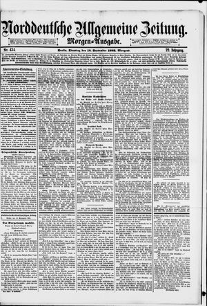 Norddeutsche allgemeine Zeitung vom 18.09.1883