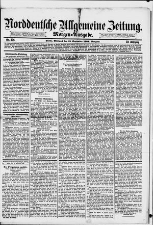 Norddeutsche allgemeine Zeitung vom 19.09.1883