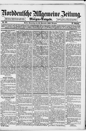 Norddeutsche allgemeine Zeitung vom 20.09.1883