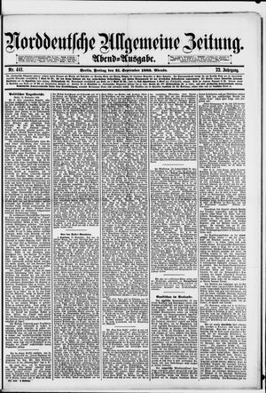 Norddeutsche allgemeine Zeitung vom 21.09.1883