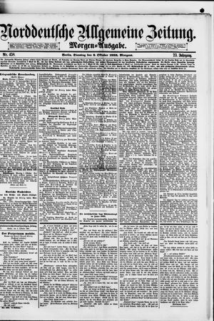 Norddeutsche allgemeine Zeitung vom 02.10.1883