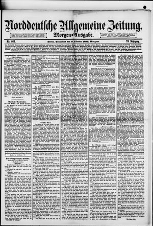 Norddeutsche allgemeine Zeitung vom 06.10.1883