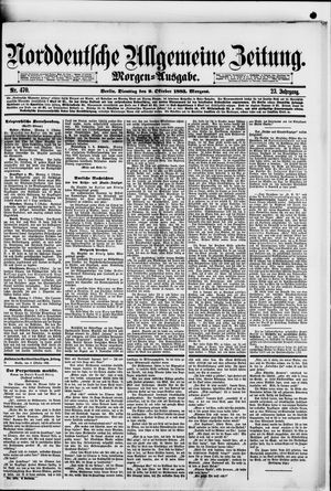 Norddeutsche allgemeine Zeitung vom 09.10.1883