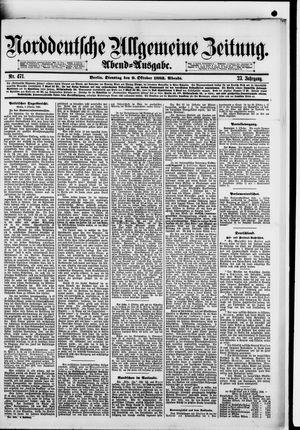 Norddeutsche allgemeine Zeitung vom 09.10.1883
