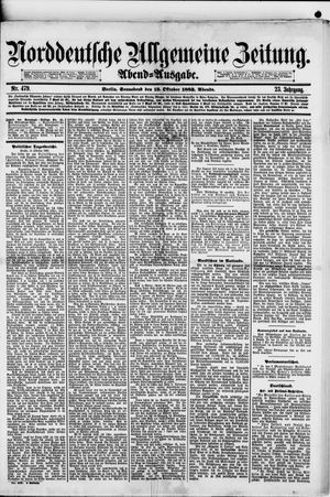 Norddeutsche allgemeine Zeitung vom 13.10.1883