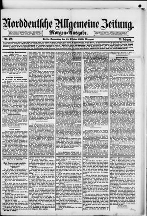Norddeutsche allgemeine Zeitung vom 18.10.1883