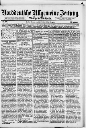 Norddeutsche allgemeine Zeitung vom 21.10.1883