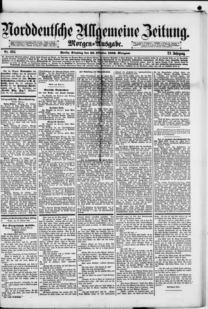 Norddeutsche allgemeine Zeitung vom 23.10.1883