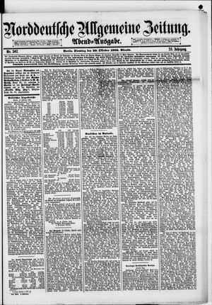 Norddeutsche allgemeine Zeitung vom 30.10.1883
