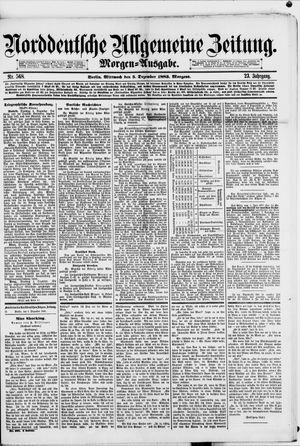 Norddeutsche allgemeine Zeitung vom 05.12.1883
