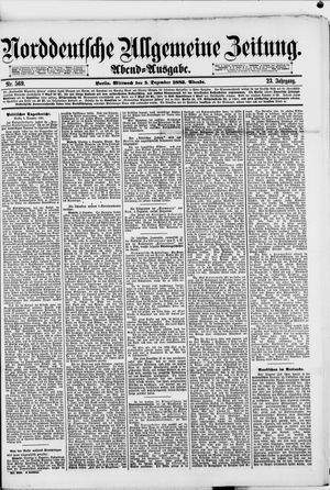 Norddeutsche allgemeine Zeitung vom 05.12.1883