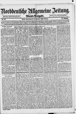 Norddeutsche allgemeine Zeitung vom 06.12.1883