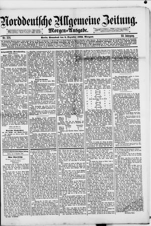 Norddeutsche allgemeine Zeitung vom 08.12.1883