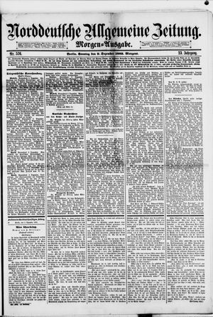 Norddeutsche allgemeine Zeitung vom 09.12.1883