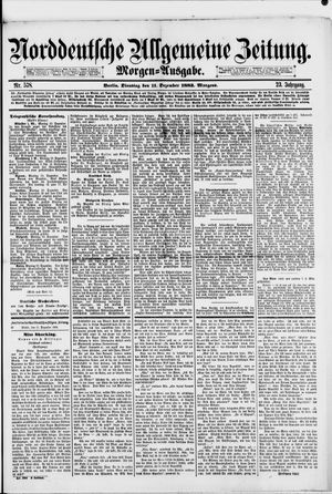 Norddeutsche allgemeine Zeitung vom 11.12.1883