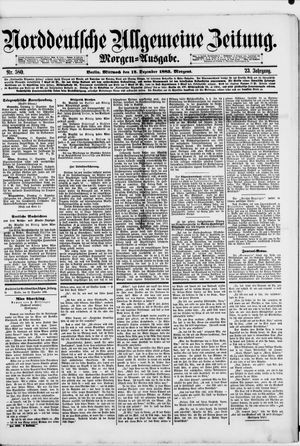 Norddeutsche allgemeine Zeitung vom 12.12.1883