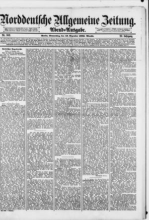 Norddeutsche allgemeine Zeitung vom 13.12.1883