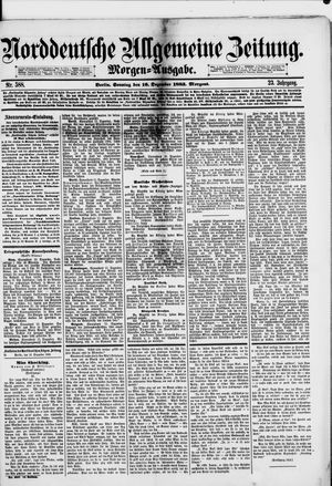 Norddeutsche allgemeine Zeitung vom 16.12.1883