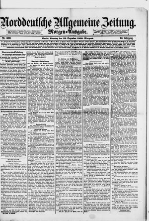 Norddeutsche allgemeine Zeitung vom 23.12.1883