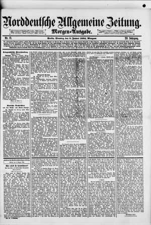 Norddeutsche allgemeine Zeitung vom 08.01.1884