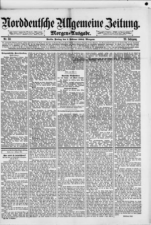 Norddeutsche allgemeine Zeitung vom 01.02.1884