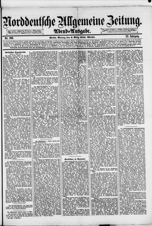 Norddeutsche allgemeine Zeitung on Mar 3, 1884