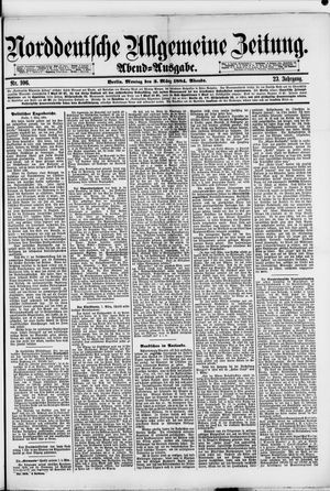 Norddeutsche allgemeine Zeitung vom 03.03.1884