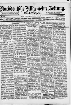 Norddeutsche allgemeine Zeitung on Mar 6, 1884