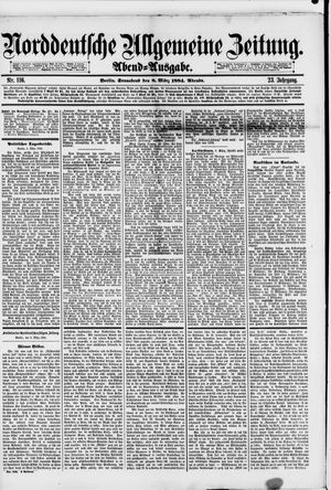 Norddeutsche allgemeine Zeitung vom 08.03.1884